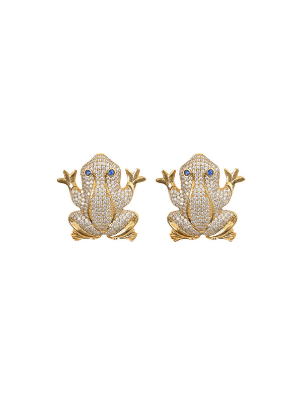 Frog earrings