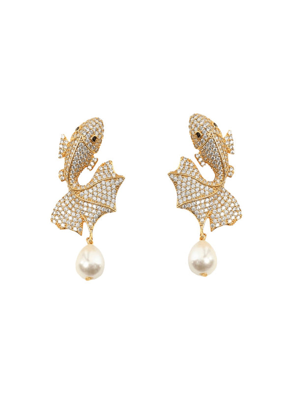 Koi fish earrings